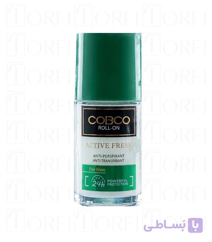 مام رولی مردانه کوبکو (COBCO) مدل ACTIVE FRESH – حجم ۷۵ میلی‌لیتر | رایحه تازه و پرانرژی — تصویر 1