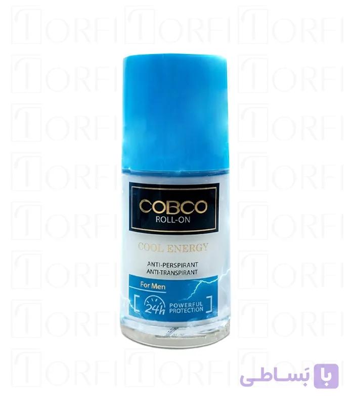 مام رولی مردانه کوبکو (COBCO) مدل COOL ENERGY – حجم ۷۵ میلی‌لیتر | حس خنک و انرژی‌بخش — تصویر 1