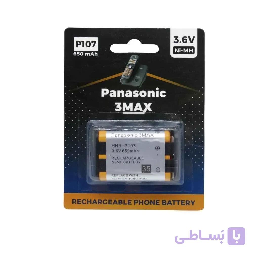 باتری تلفن P107 بیسیم پاناسونیک ظرفیت 650mAH — تصویر 1