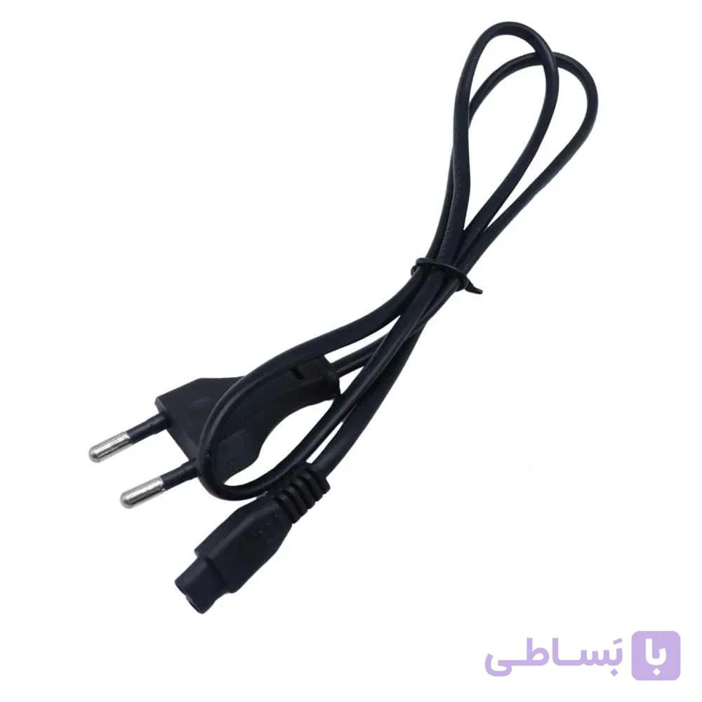 کابل برق دو پین ریش تراش و شوکر — تصویر 1