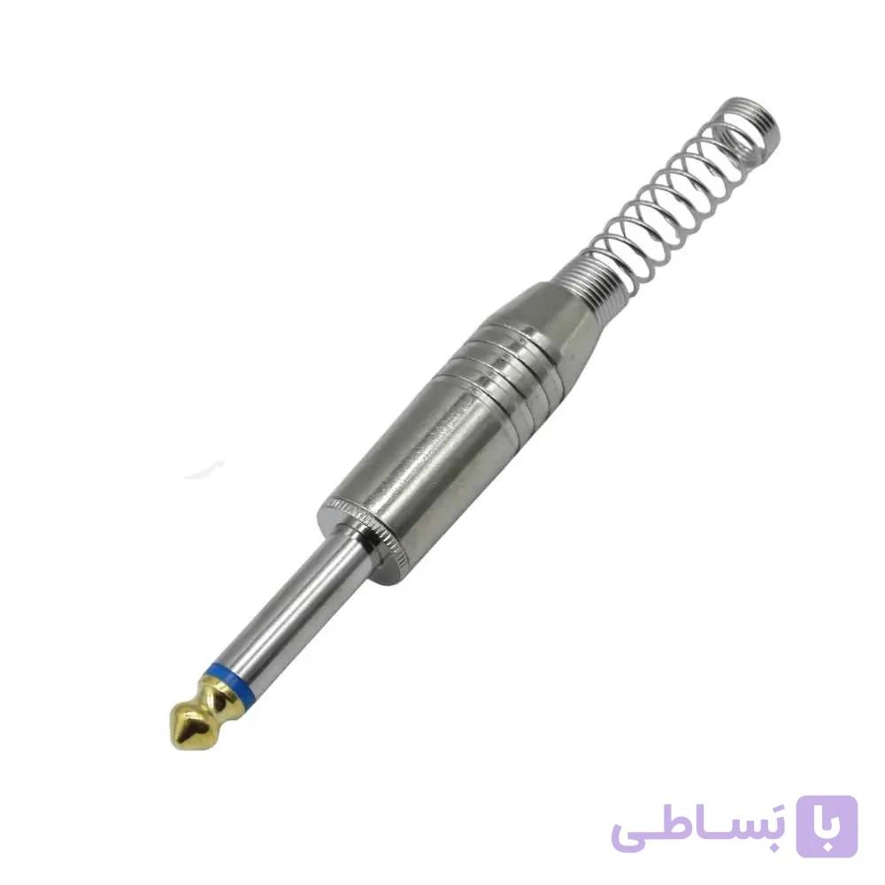فیش نرگی میکروفون دم بلند مونو ( تک خط ) فلزی — تصویر 1