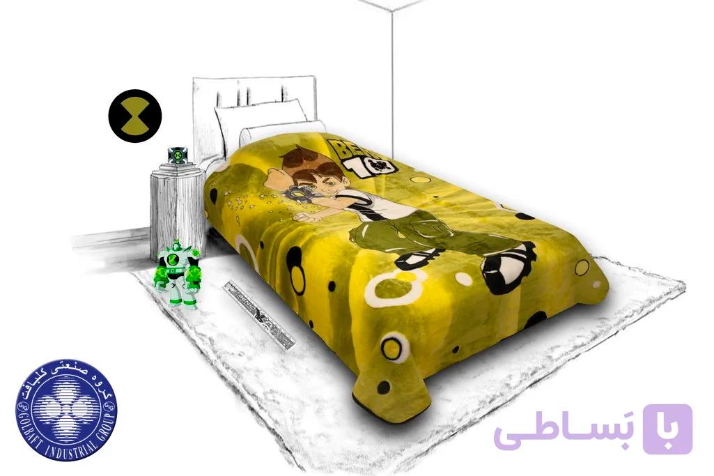 پتوی گلبافت طرح بن تن – یک نفره — تصویر 1