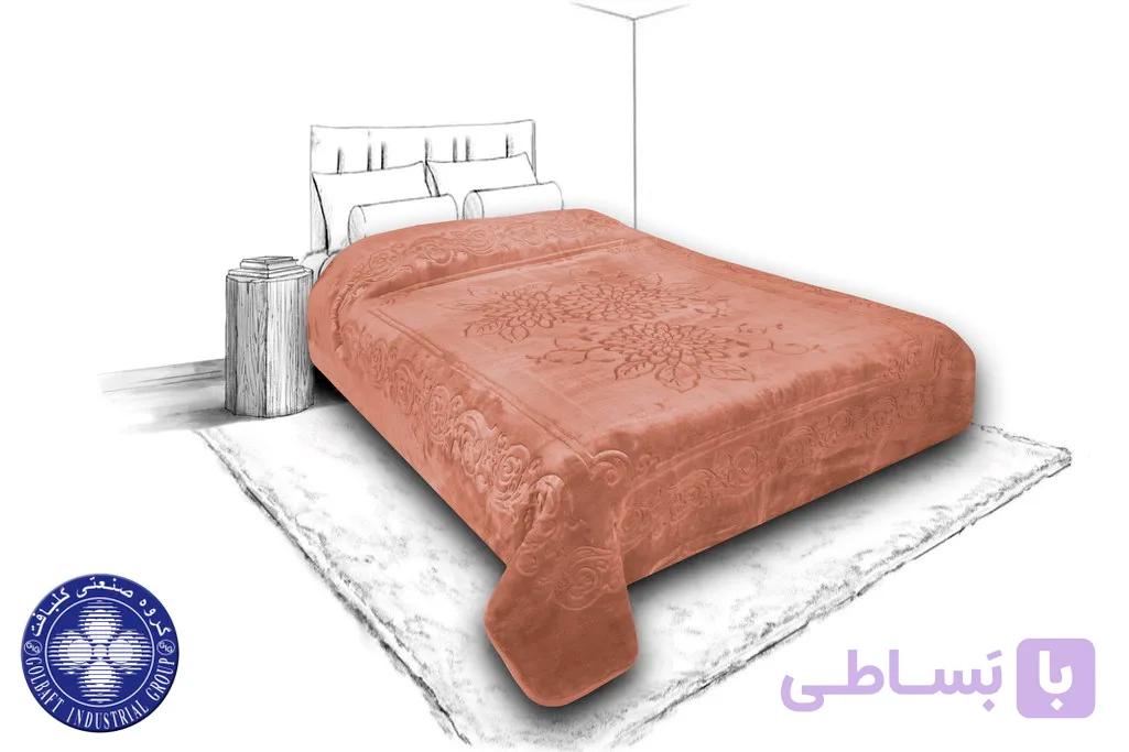پتوی گلبافت کالباسی دونفره — تصویر 1