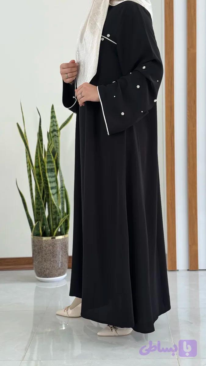 عبامروارید رنگ مشکی