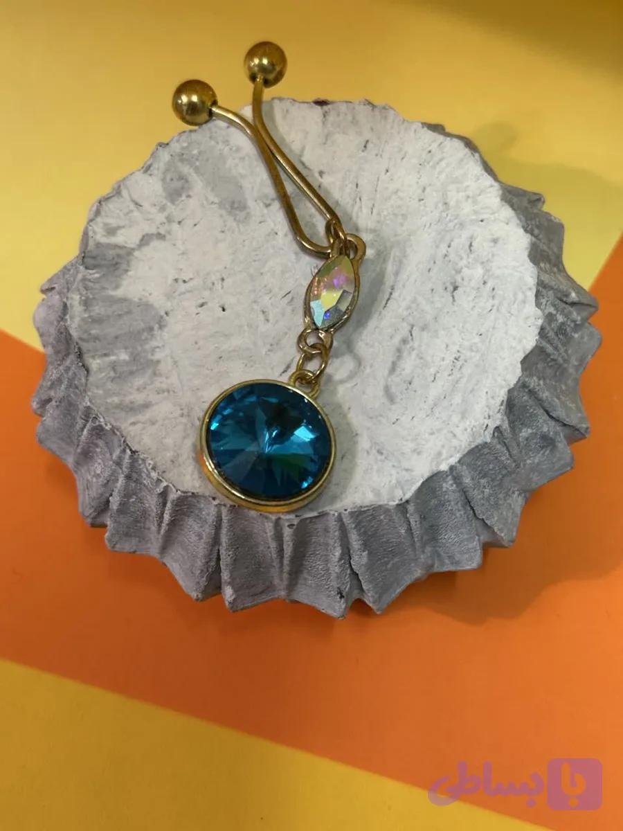گیره روسری آویز دار قلبی