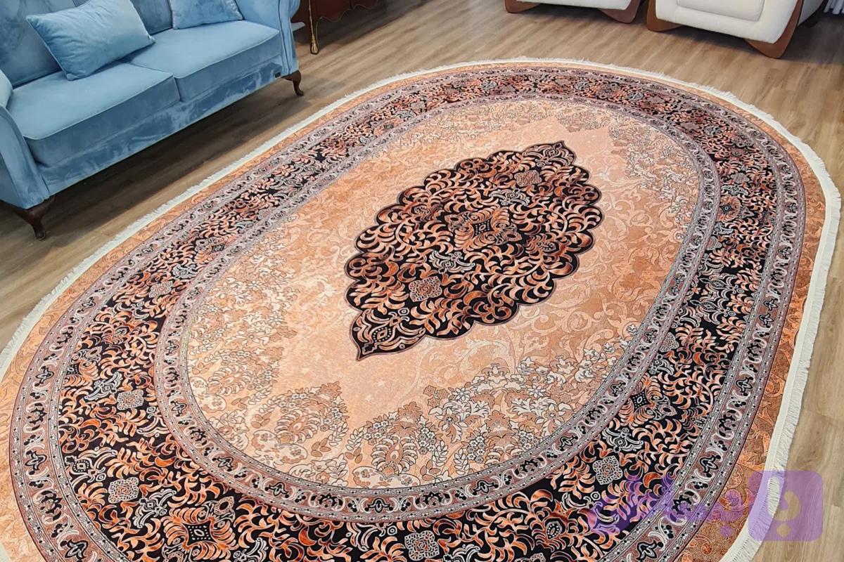 فرشینه بیضی ۶ متری کد b43 — تصویر 1