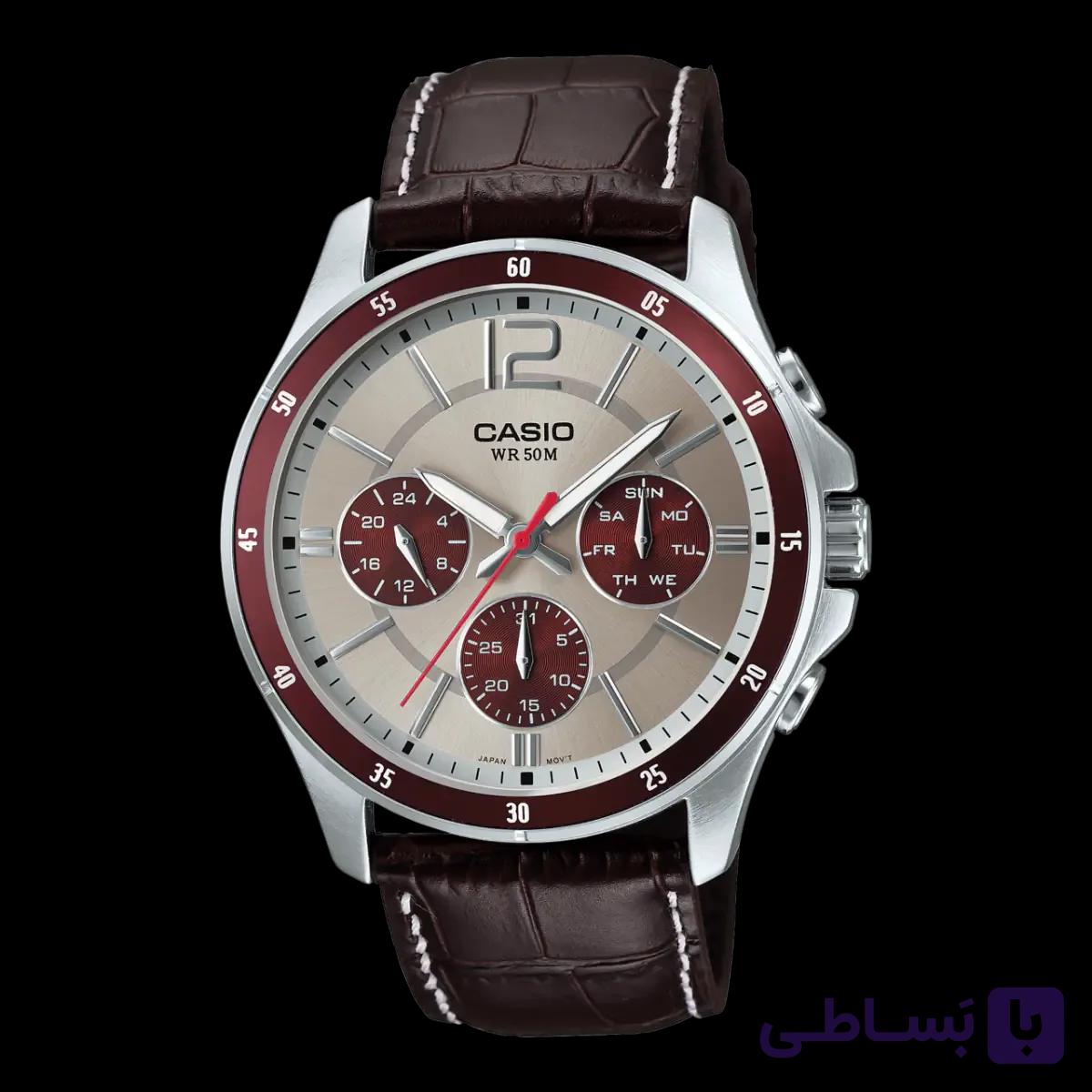 ساعت کاسیو اورجینال مردانه - MTP-1374L-741VDF