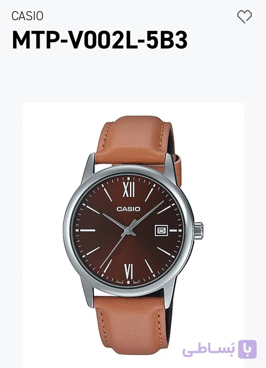 ساعت مچی اورجینال مردانه کاسیو Casio MTP-V002L-5B3UDF