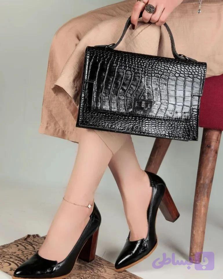 کفش مجلسی پاشنه بلند زنانه مدل نگین