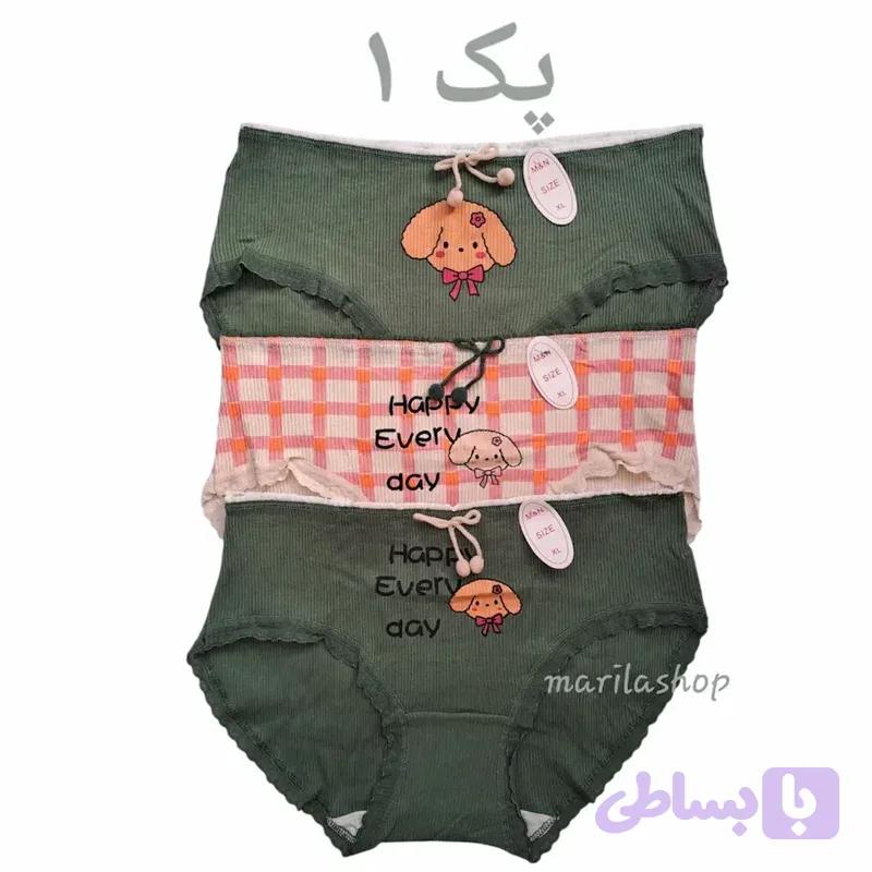 شورت زنانه عروسکی کبریتی وارداتی مدل کیوتی پک ۳ تایی | راحت با کیفیت