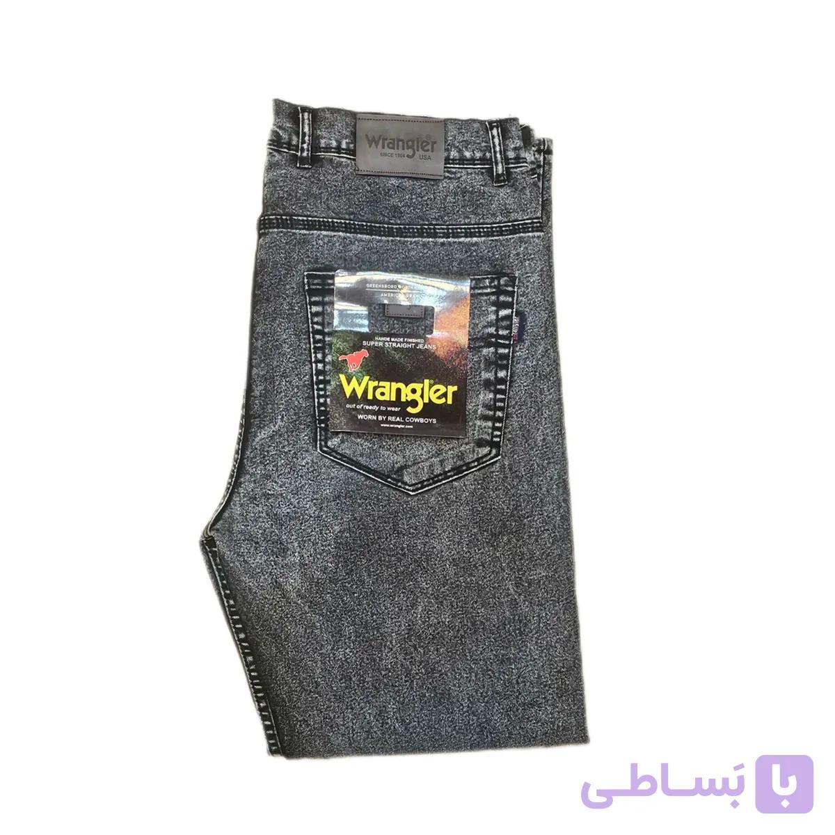 شلوار راسته رانگلر مردانه رنگ طوسی