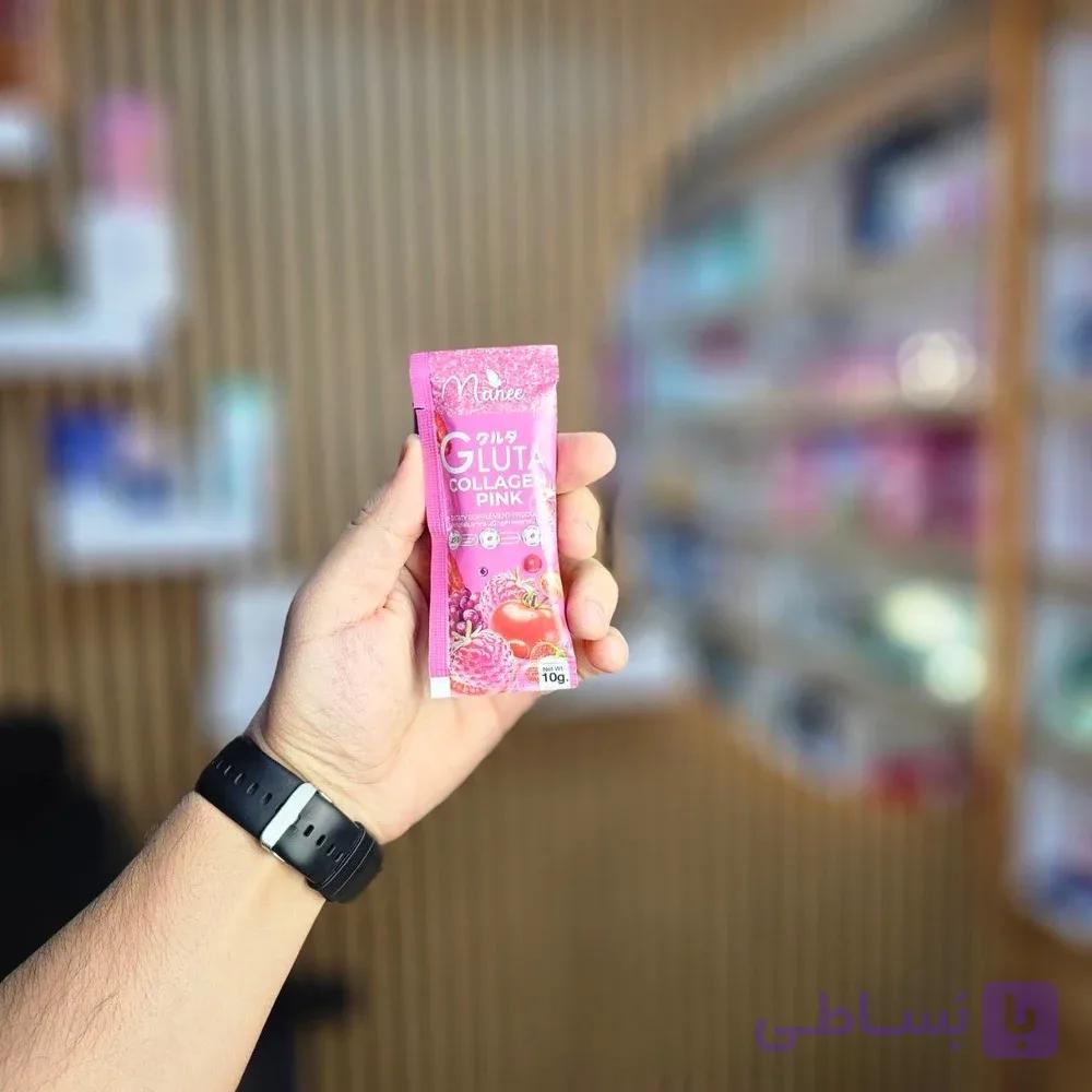 آبمیوه گلوتا کلاژن پینک Gluta Collagen Pink Juice یک عدد — تصویر 1