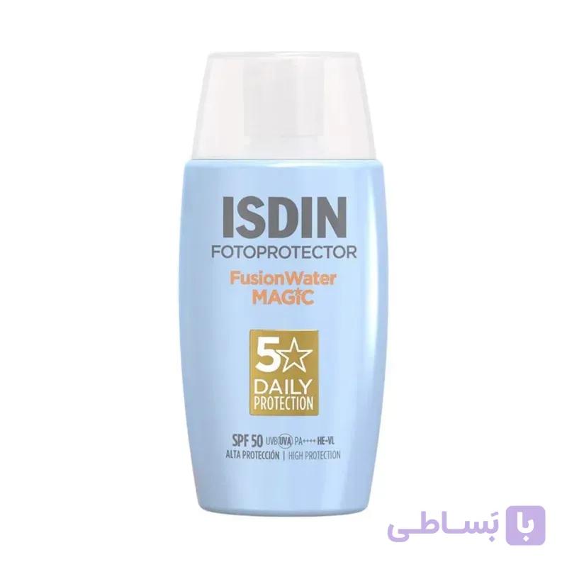 ضدآفتاب فیوژن واتر مجیک ایزدین ۵۰ میل ISDIN Fusion Water Magic — تصویر 1