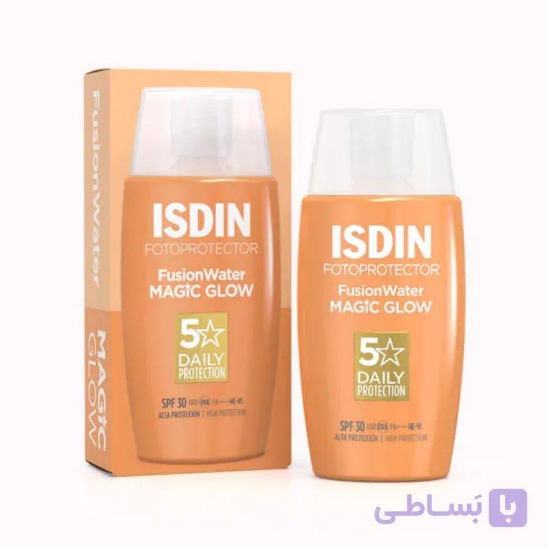 ضدآفتاب مجیک گلو براق‌کننده ایزدین ISDIN Fusion Water Magic Glow 50ml — تصویر 1