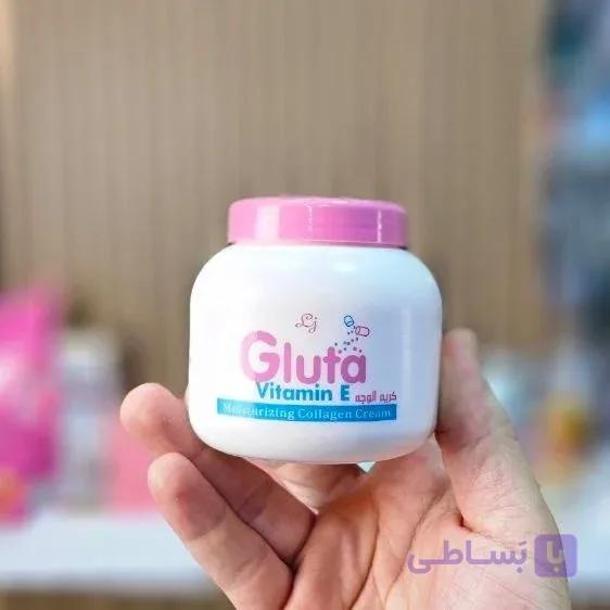 کرم آبرسان کاسه‌ای ویتامین E، لیفت کننده ضد چین و چروک گلوتاتیون — تصویر 1