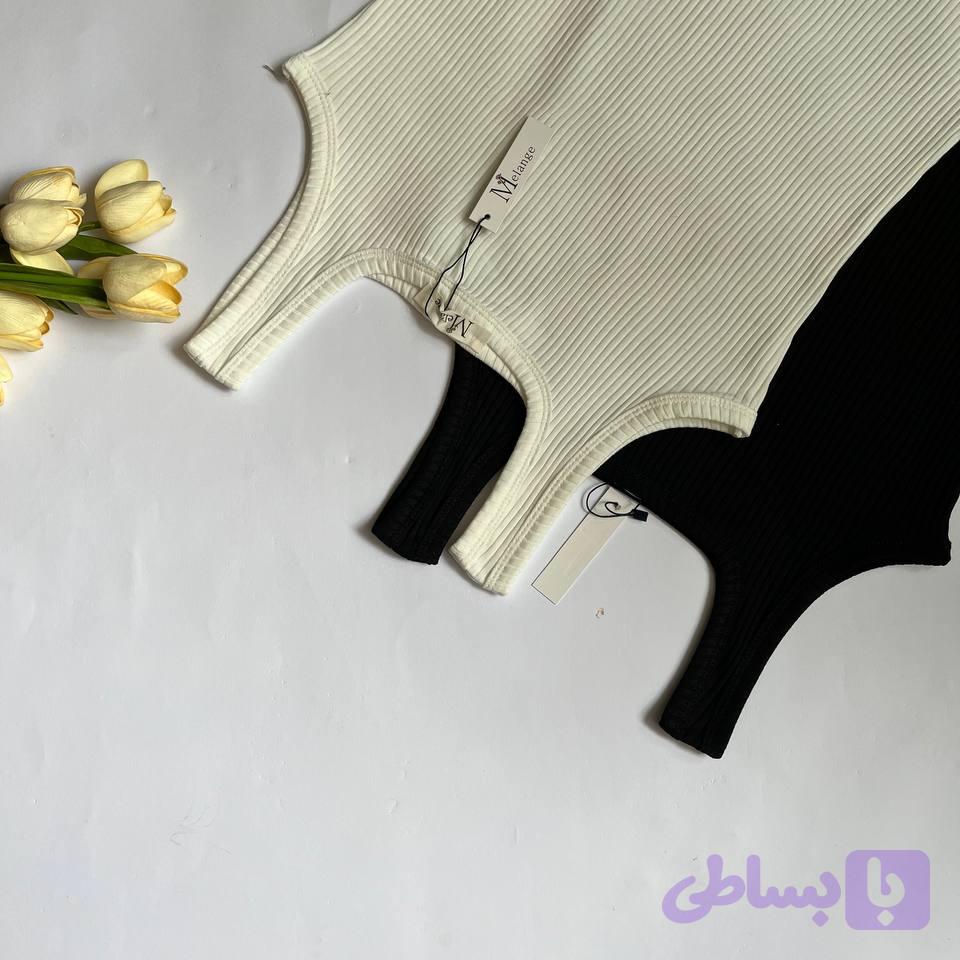تاپ یقه خشتی پنبه کبریتی — تصویر 1