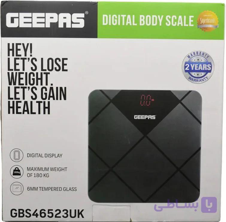 ترازو دیجیتال جیپاس مدل GBS46523 ظرفیت ۱۸۰ کیلوگرم — تصویر 1