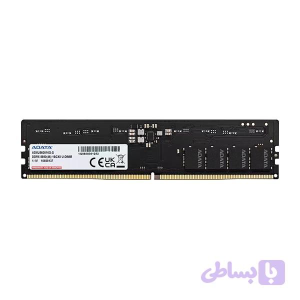 رم کامپیوتر DDR5 تک کاناله 5600 مگاهرتز CL46 ای دیتا ظرفیت 16 گیگابایت — تصویر 1
