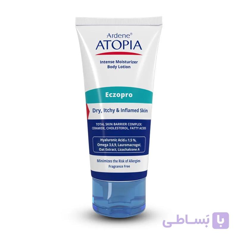 لوسیون مرطوب کننده بدن مدل Eczopro حجم 200 میل پوست خشک و حساس برند آردن اتوپیا — تصویر 1