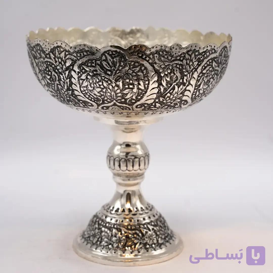 اجیل خوری قلم زنی طرح گل و مرغ