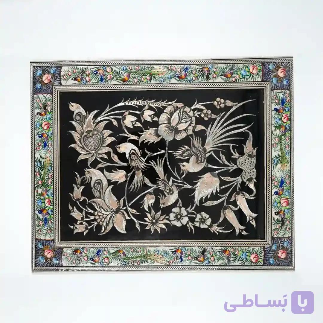 تابلو قاب قلمزنی تشعیر دور نقاشی