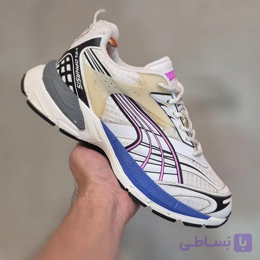 کتونی پوما ولو فازیس سفید بنفش(velophasis) — تصویر 1