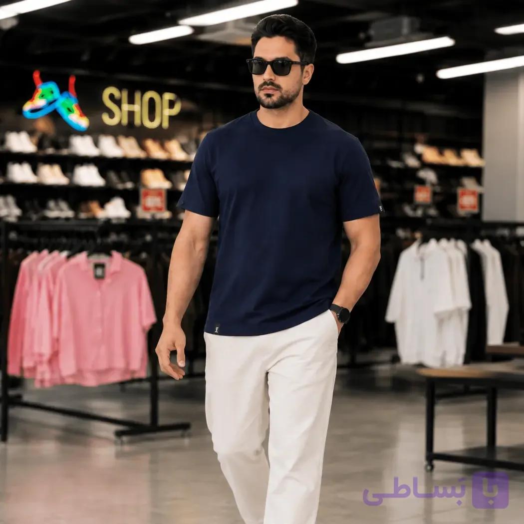 تیشرت مردانه بیسیک ZARA — تصویر 1