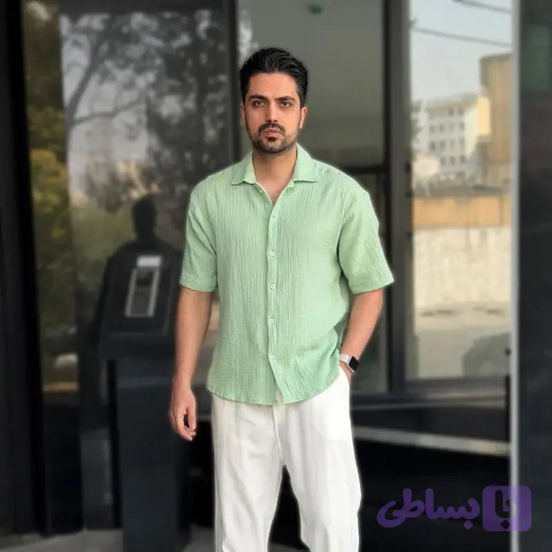 پیراهن آستین کوتاه پفکی — تصویر 1