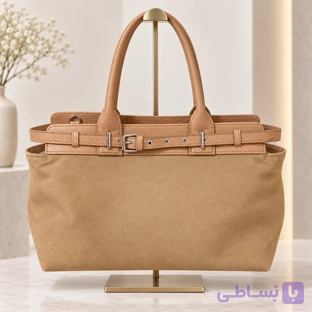 کیف زنانه سوئیت دسته پرچی — تصویر 1
