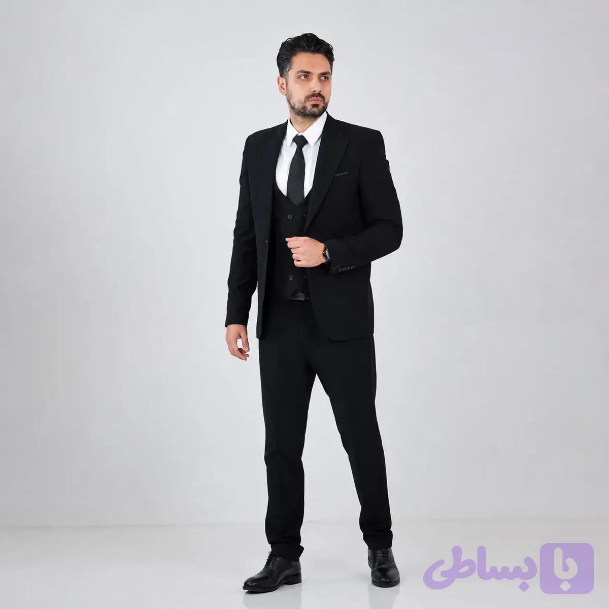 کت شلوار تک دکمه — تصویر 1