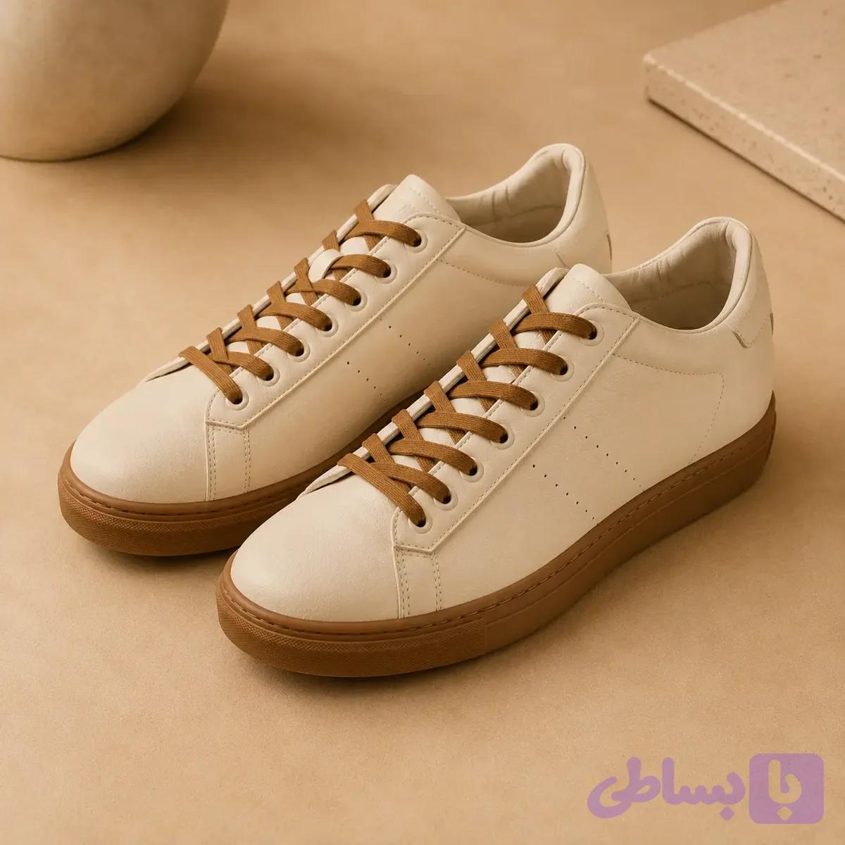کتونی ونس چرم طبیعی — تصویر 1
