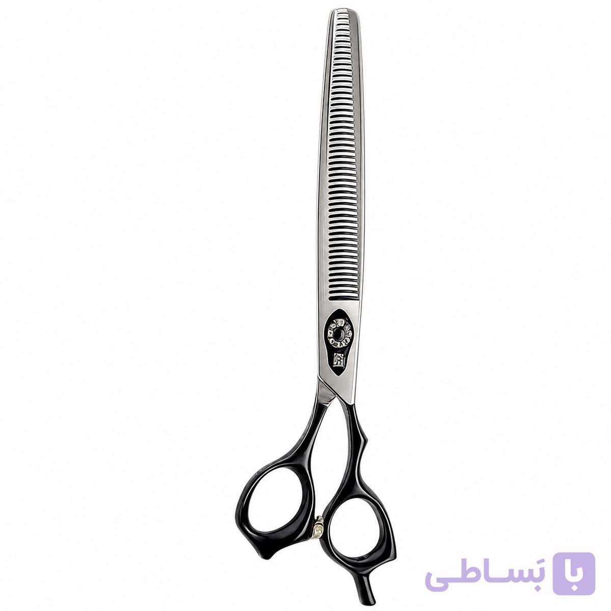 قیچی حرفه ای حیوانات فنیس پیتاژ صاف 8 اینچ استیل 440c ژاپن کد 55 — تصویر 1