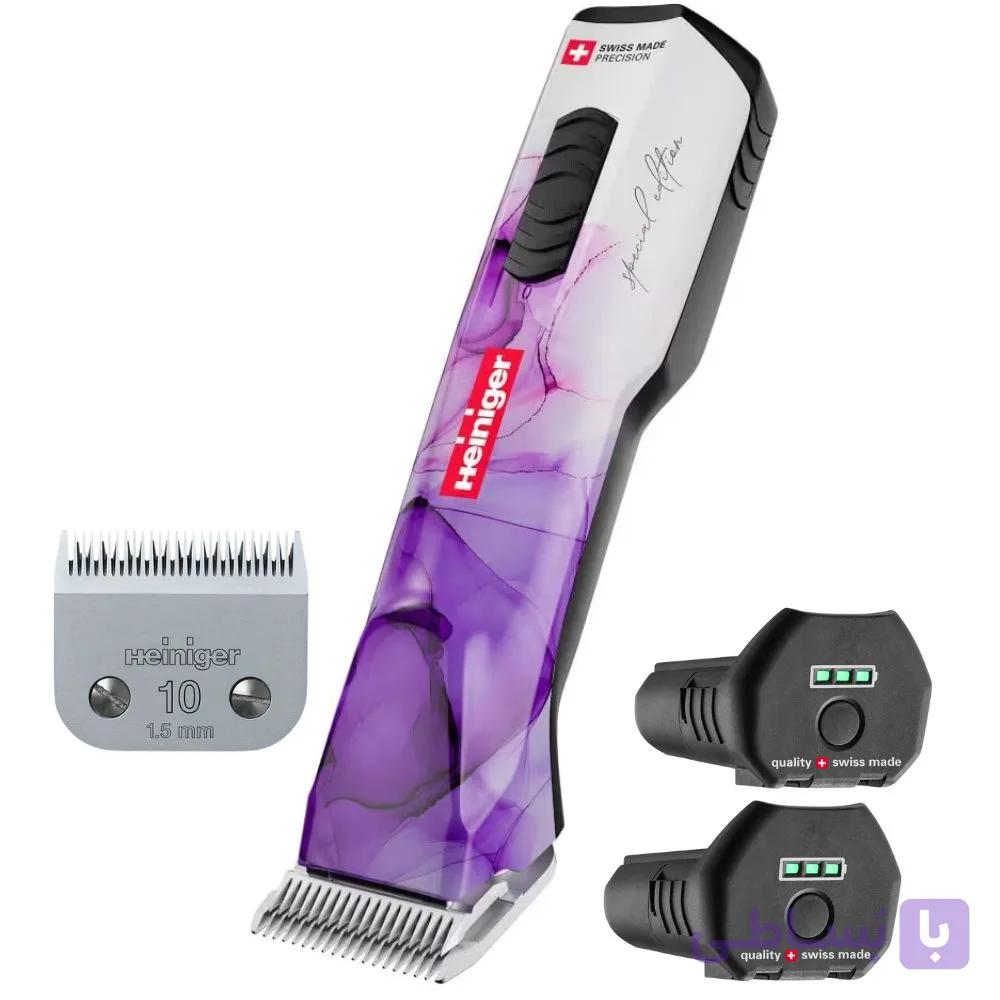 کلیپر حرفه ای حیوانات هاینیگر شارژی  نسخه اسپشیال opal 2 speeds special edition با دو باتری کد 704 — تصویر 1