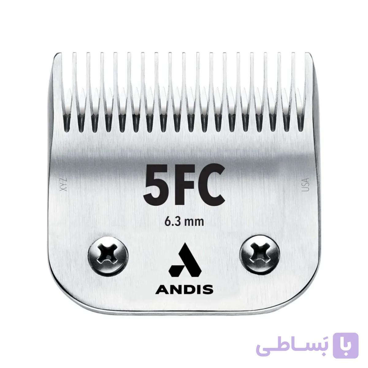 تیغ 5FC Ceramic edge ماشین اصلاح حیوانات اندیس 6.3 میلی متر کد 72