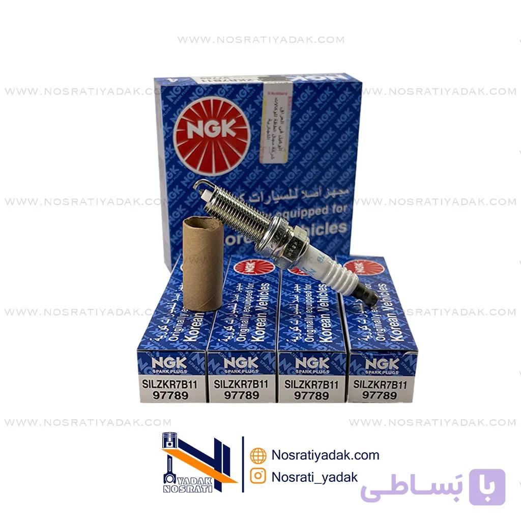 شمع یورو4 پایه بلند انجیکا NGK SILZKR7B11 97789 — تصویر 1
