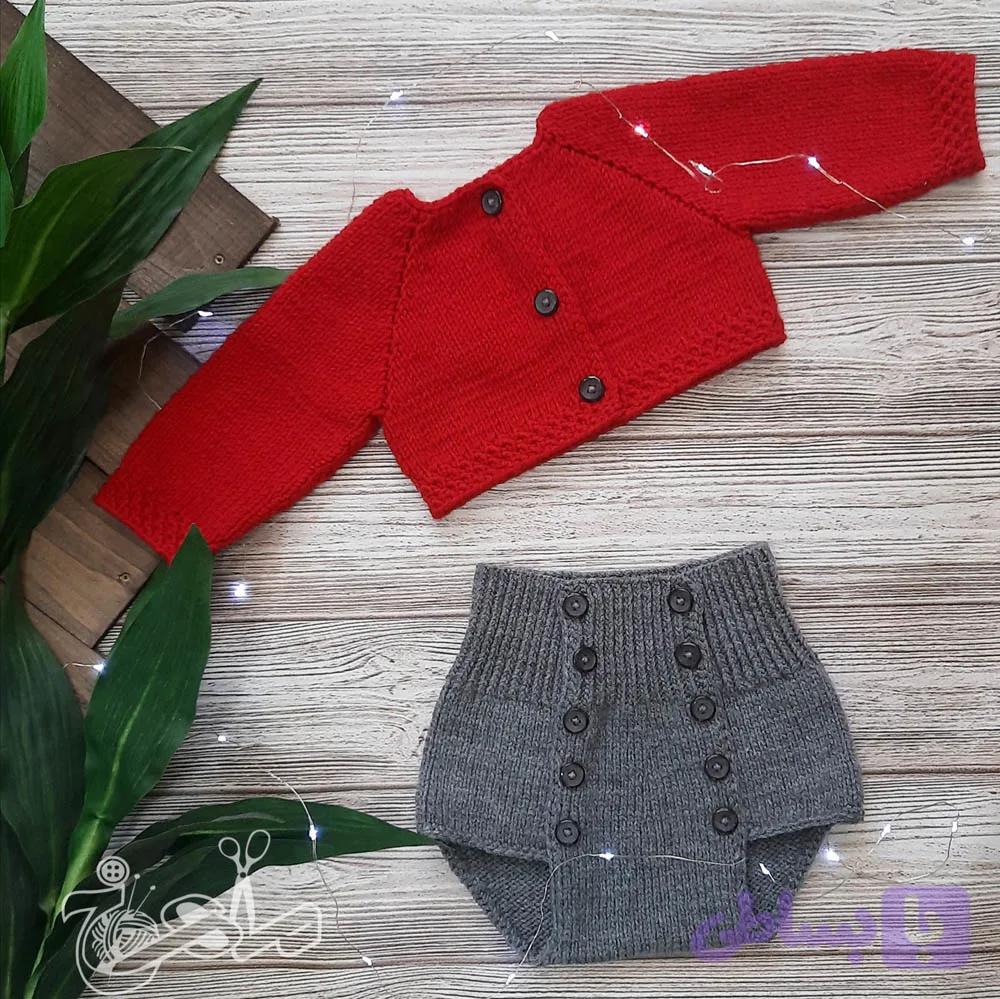 ست دو تکه کراپ و شورت دخترانه ژینا