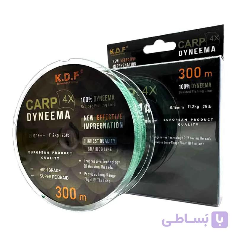 نخ براید کپوری Carp Dyneema سبز | مقاوم، نازک و حرفه‌ای متراژ ۳۰۰ متر — تصویر 1