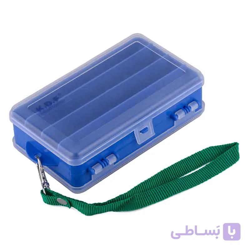 جعبه دوطرفه لوازم ماهیگیری کایدا مدل H333-132 مناسب لور و متعلقات – رنگ آبی — تصویر 1