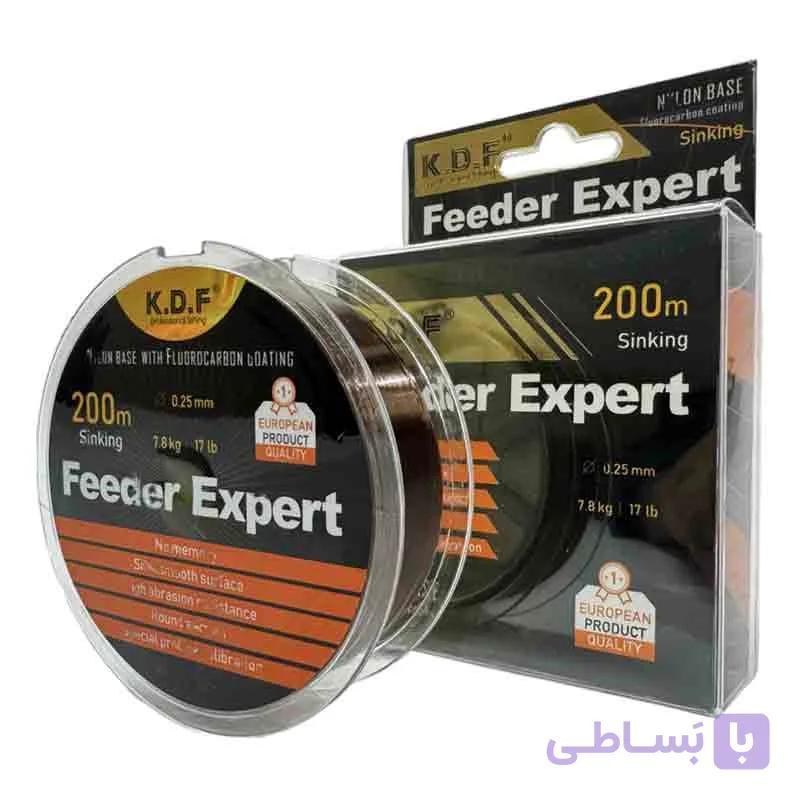 نخ ماهیگیری فیدر Coating KDF Feeder Expert فلورکربن کایدا – طول 200 متر — تصویر 1