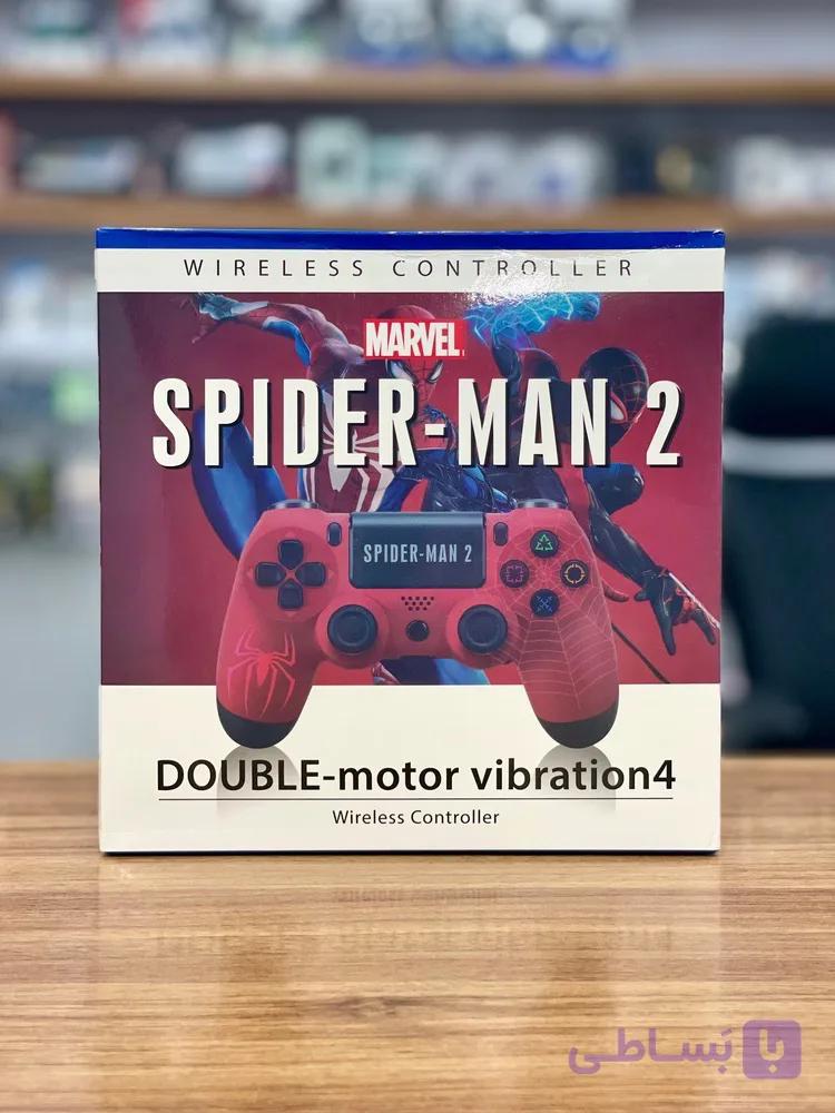 دسته طرح دار PS4 مدل Spider Man2