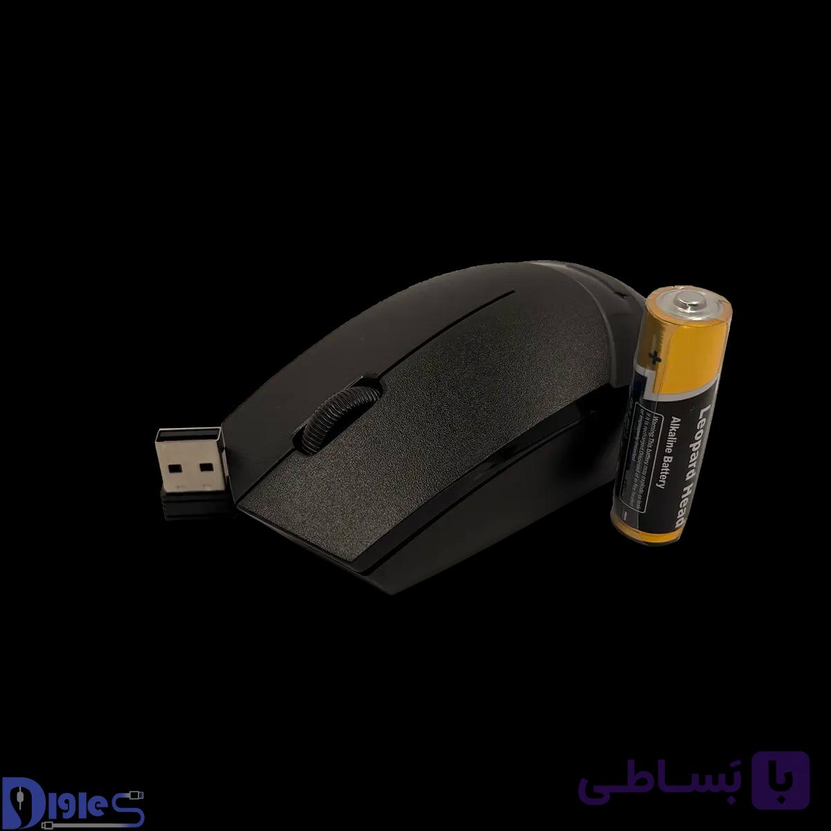 ماوس بی سیم ریزیو مدل R12 — تصویر 1