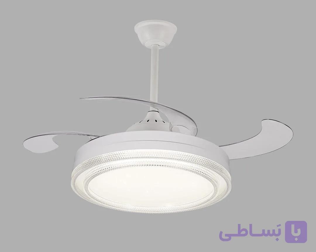 پنکه سقفی لوستر دار تاشو مدل68307