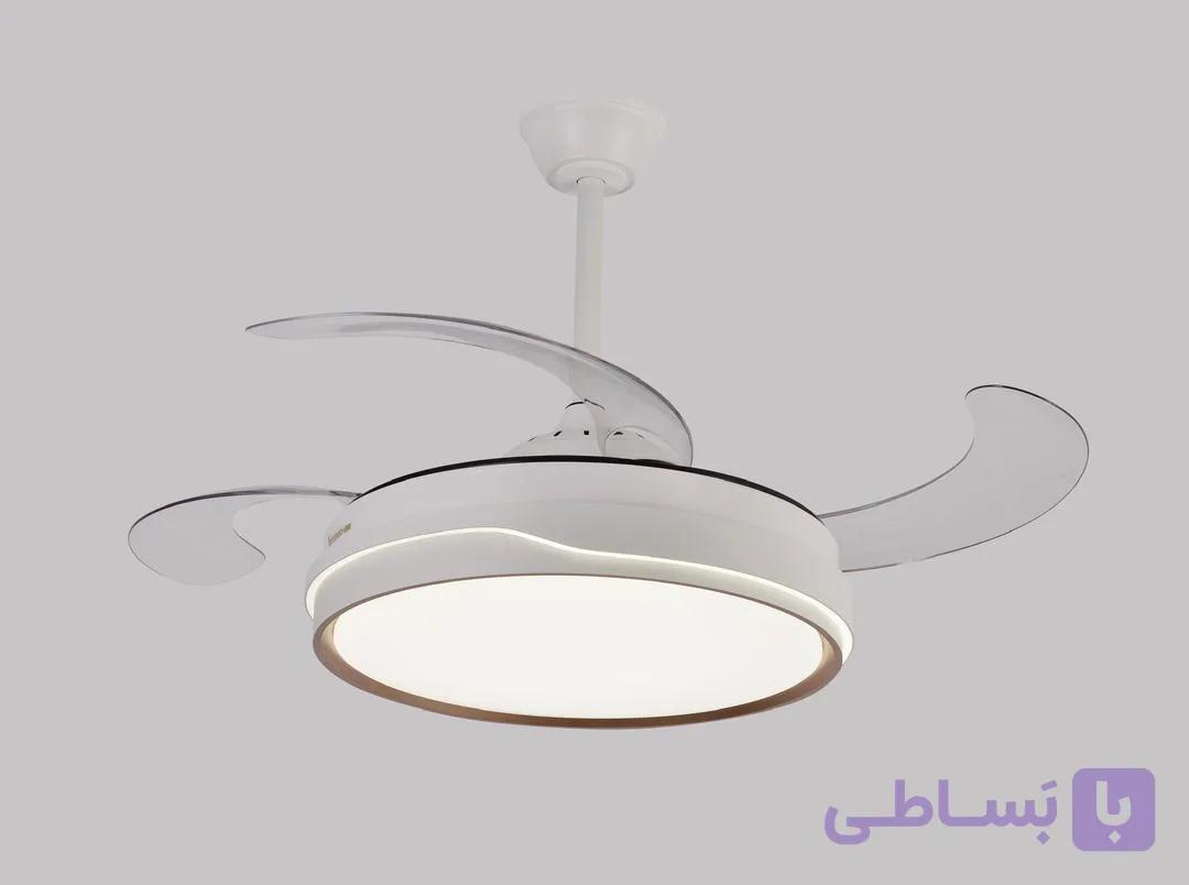 پنکه سقفی لوستر دار تاشو مدل68226