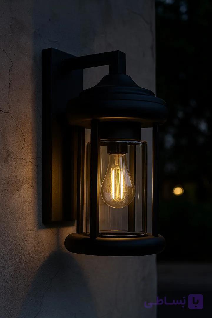 چراغ دیواری حیاطی و پارکی مدل8809/1W