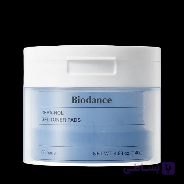 پد تونر ژلی بایودنس Biodance CERA-NOL Gel Toner Pads بسته 60 عددی