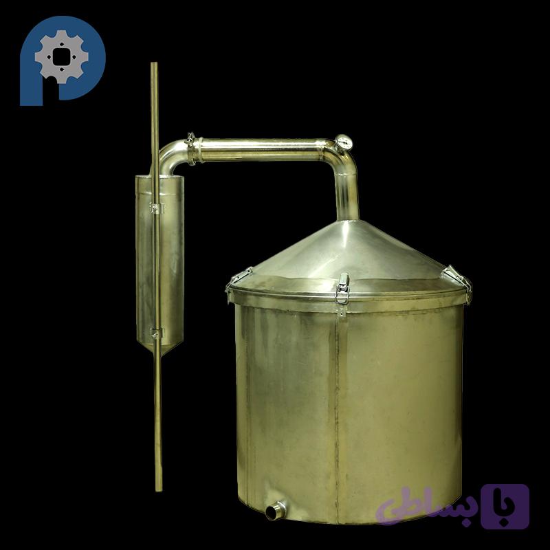 دستگاه تقطیر، عرق گیری، گلاب گیری 500 لیتری — تصویر 1