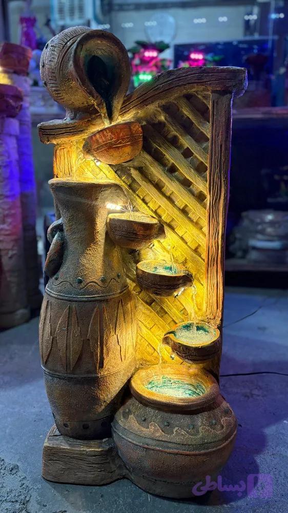 آبنما فایبرگلاس کوزه آجری — تصویر 1