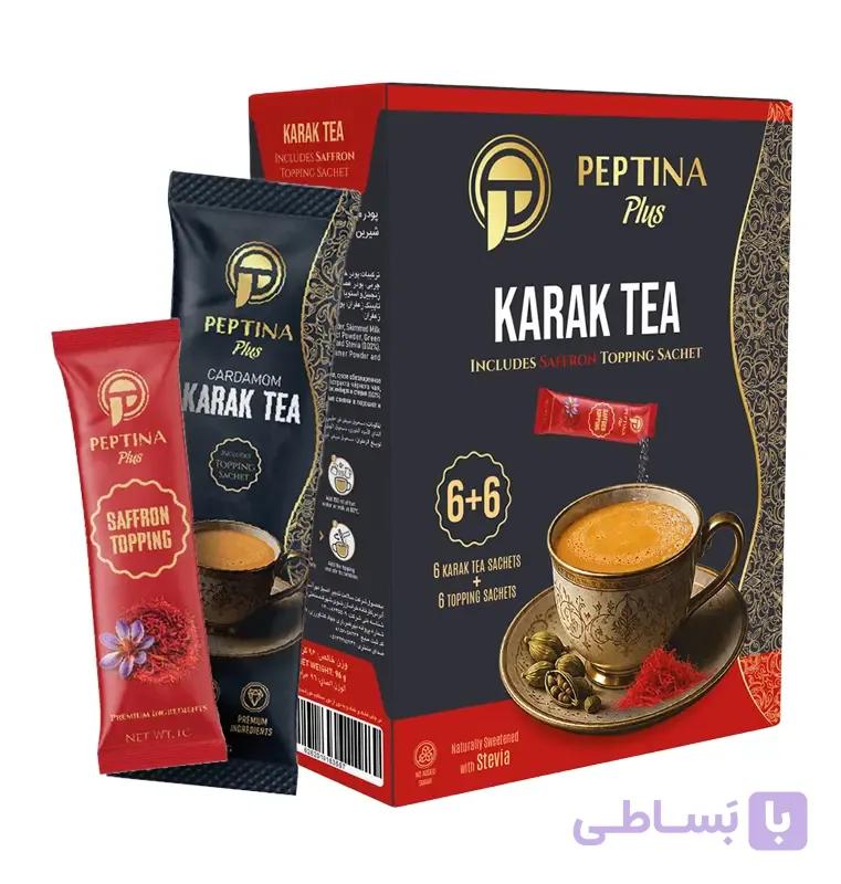 چای کرک با تاپینگ زعفران پپتینا پلاس