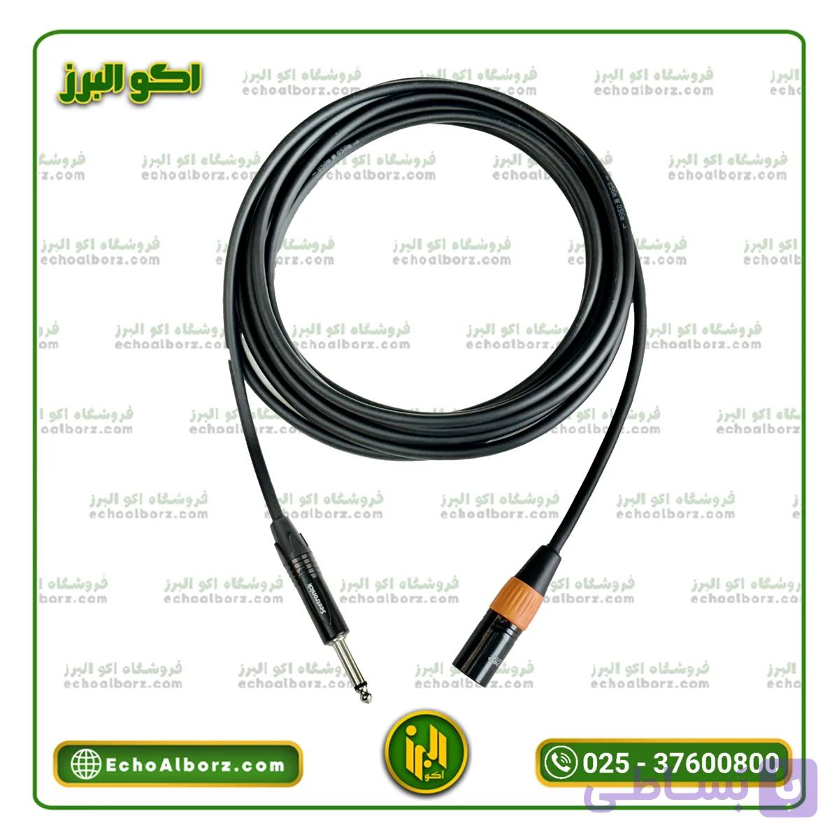 کابل یک سر بنون یک سر کنون با فیش‌های ام پرو و جاسکو M.PRO/JASCO | کابل تمام مس — تصویر 1