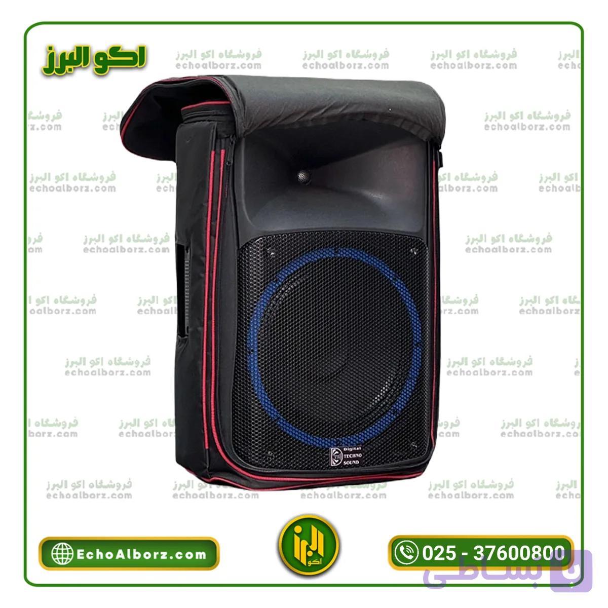 اکو پرتابل برقی 12 اینچ فایبر تکنوسوند مدل DTS12a (بدون میکروفن بیسیم) — تصویر 1